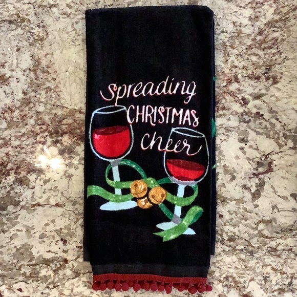 NWOT - 2 St. Nicholas Square “Spreading the Christmas Cheer” kitchen towels. - Picture 2 of 7